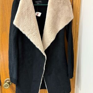 Twelfth Love Black and Cream Women's Jacket NWT